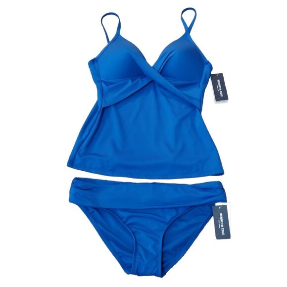 NWT Kenneth Cole Tummy Control Tankini Set - Picture 2 of 10